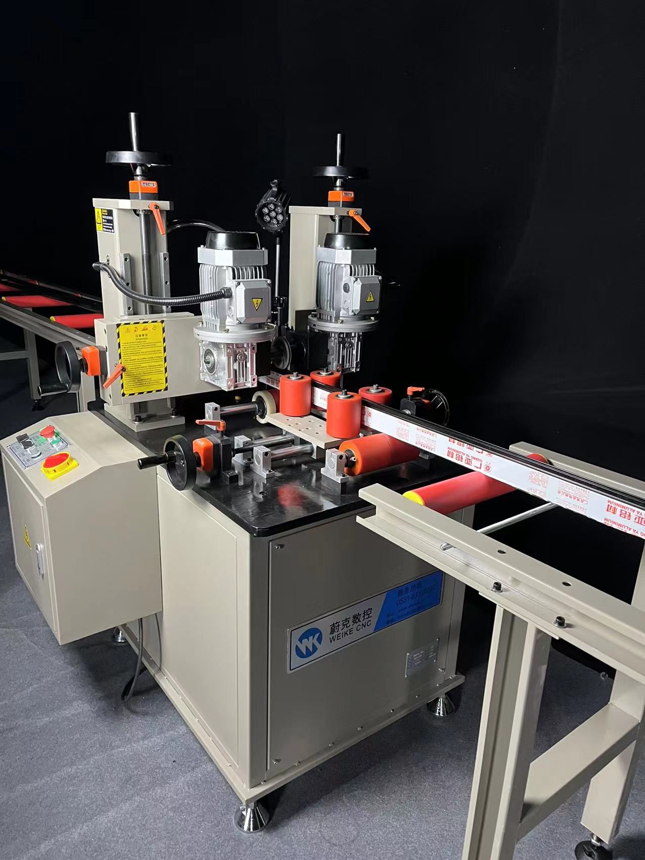LKC01 Aluminum Window Door Machine Aluminum Profiles Tooth Threading Machine