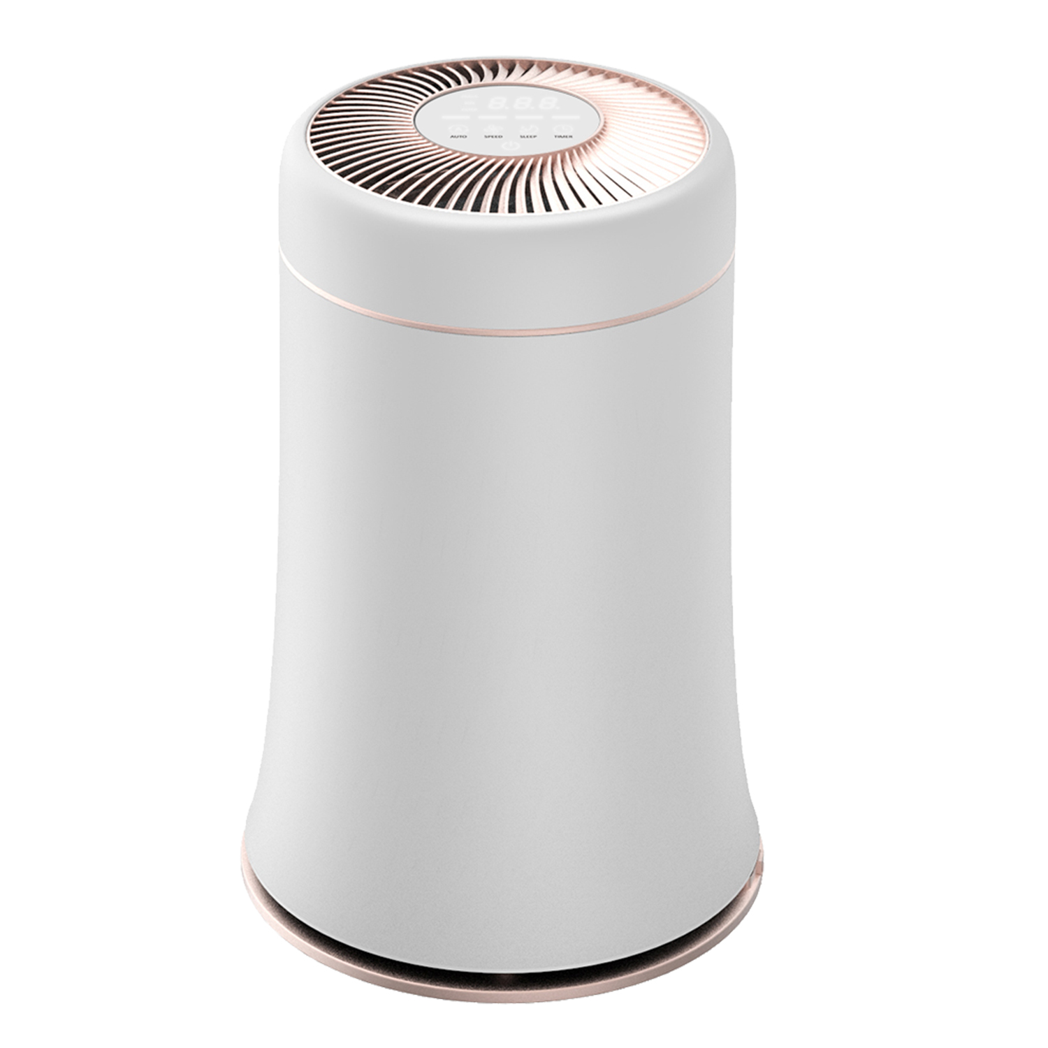 HEPA 13 Desktop Air Purifier 200 Sq Ft 100-240V 24W ABS Materials