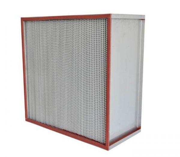 Cheap Glass Fiber High Temperature Air Filter Galvanized Frame ISO Certification for sale