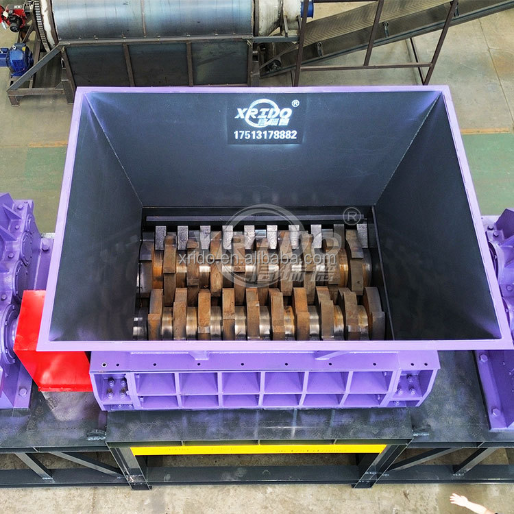 Shredding Recycling Metal Shredder 300Kg/H-22000Kg/H Industrial Steel Shredder