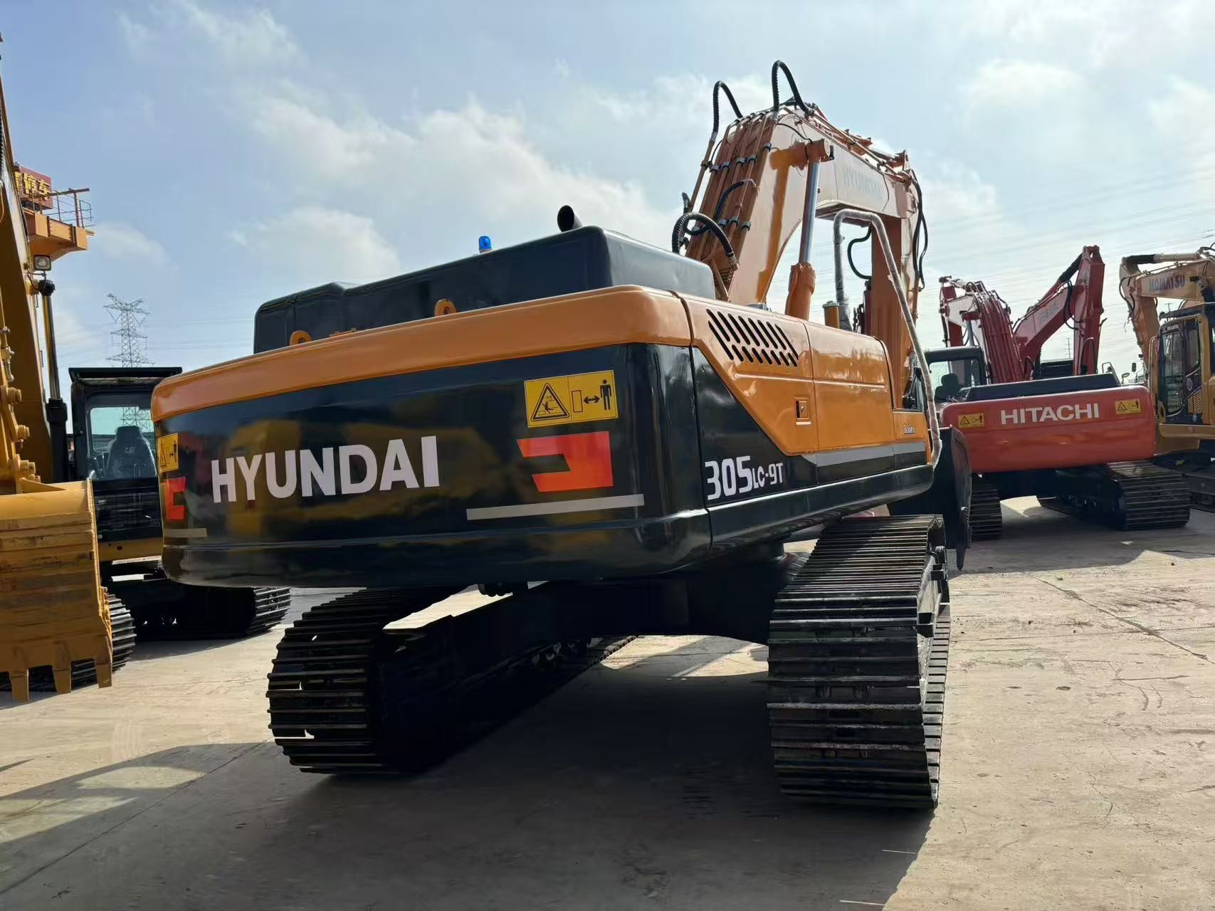 Original Brand Hyundai 30 Tons Used Hydraulic Crawler Excavators With 169 Power