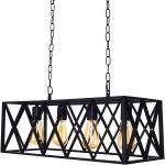 Vintage Chandeliers Iron Retro Kitchen Lamp E27 Edison Bulbs Stairs Store