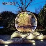 Outdoor Stainless Steel Garden Art Large Forged Metal Geometric Circular