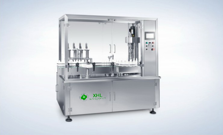 SPYG4/1/1 50-500ml Liquid Filling, Stoppling and Capping Turning Machine for Eyedrops