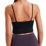 Wholesale Black Women Yoga Tank Tops Sports Bra Workout Fitness Running Crop Top