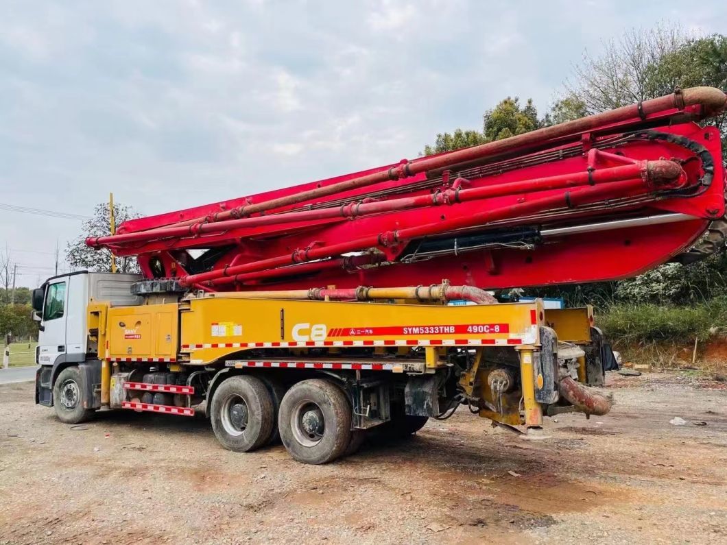 Used Concrete Pump Truck 49 Meter on Benz Chassis Made in 2019