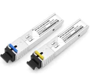 Quality Single Mode Fiber Optic Transceiver SFP 1.25G 20km 1310/1550nm SC Connector BIDI wholesale