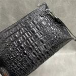 Authentic Real True Alligator Leather Men's Wristlets Clutch Bag Genuine Exotic