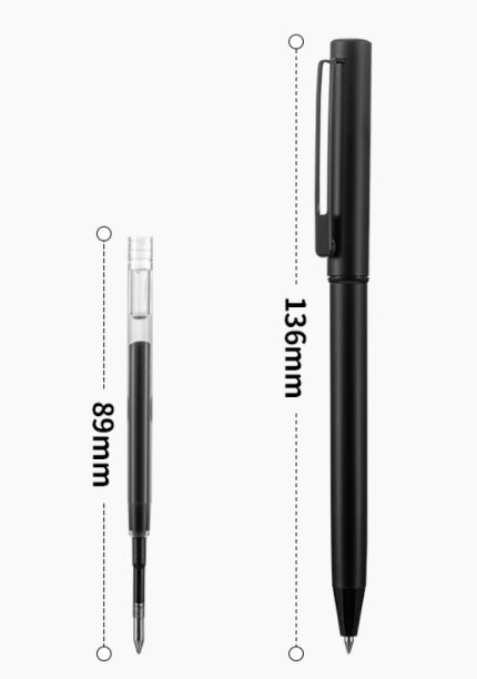 Metal pen Rotating signature pen high-end touch rotating school pen student stationery business metal pen with logo