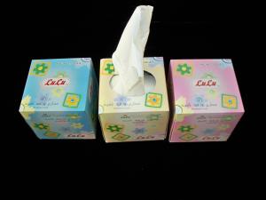 Quality Strong Water Absorption 2 ply Cube Box Facial Tissue, 18x20cm 80 sheet wholesale