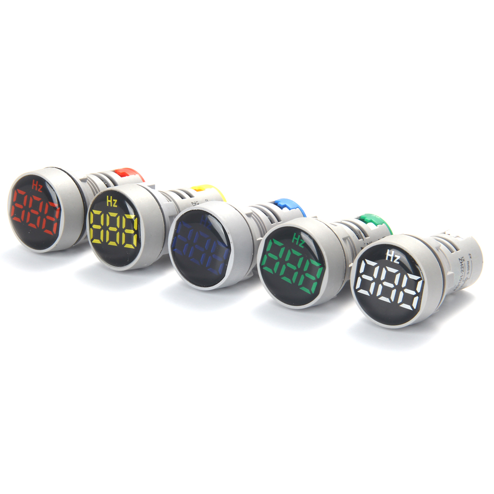 22mm Round Frequency Indicator Meter with crystal cover