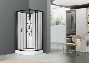 Quality Bathroom Shower Cabins , Shower Units 850 X 850 X 2250 mm Black aluminium wholesale