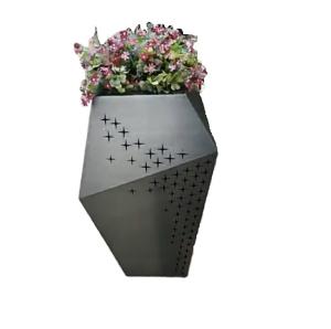 Quality Urban garden decorative metal planters flower pot wholesale