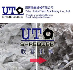 Quality plastic double shaft shredder, plastic granulator - plastic jumbo bag shredder, plastic bag, package bag shredder wholesale