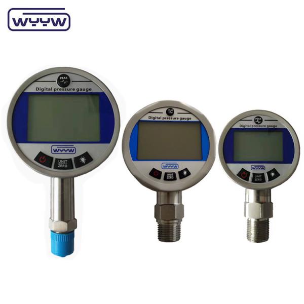 Vaccum Pressure Limits Digital Pressure Gauge With 80mm Diameter Working Temp 20