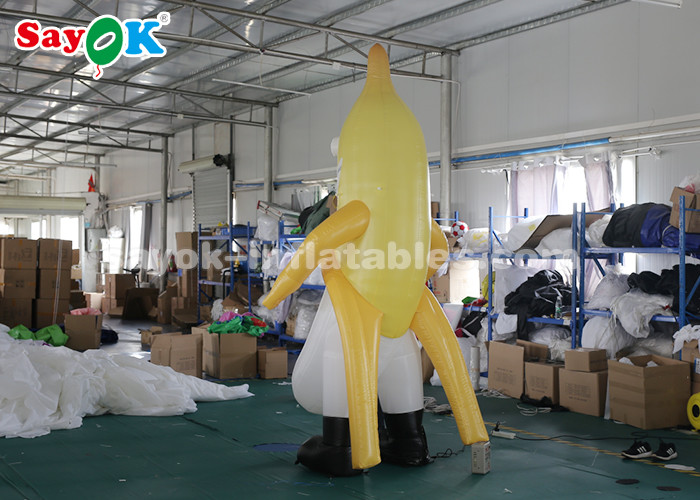 3m Inflatable Banana Mascot For Outdoor Advertising CE SGS ROHS