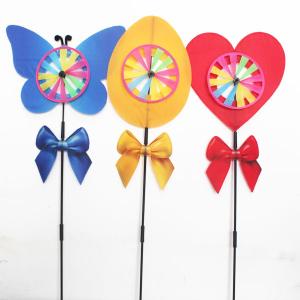Quality Spring Seasonal windmill yard stake butterfly egg heart wholesale