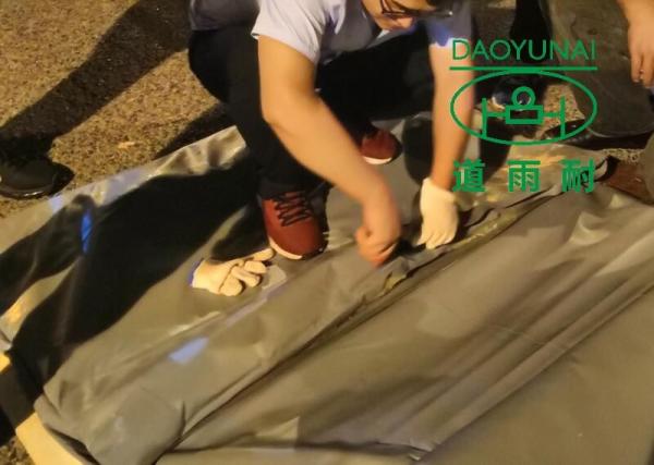 Underground UV Cured CIPP Equipment Cured Lining Fiberglass Saturated Resin