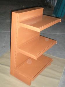 Quality Metal Folding Rack Four Shelves - Simulation Wood Grain Color wholesale