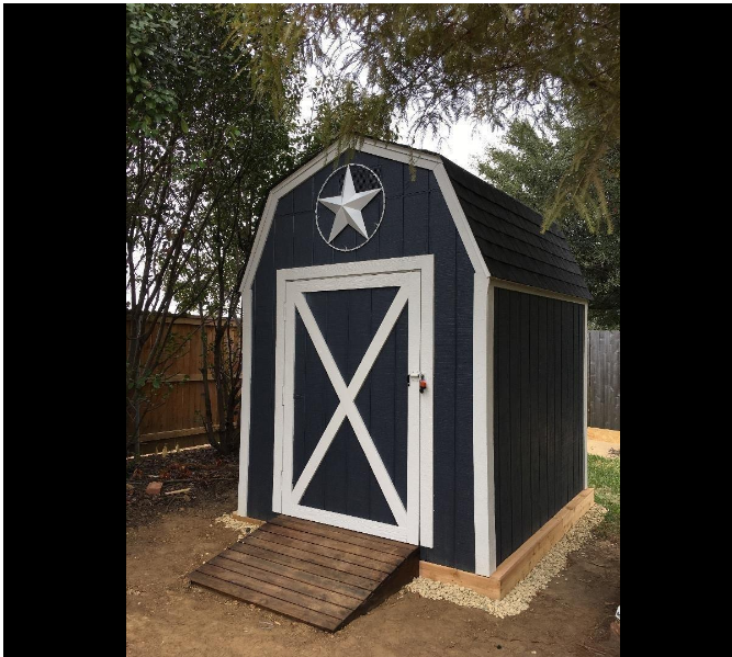 2mm Thickness Custom Shed Kit with Peak Roof Fast Framer Universal Storage Shed Framing Kit
