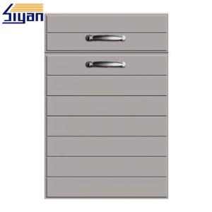 Quality PVC Thermofoil Modern Kitchen Cabinet Doors High Density With 408*618mm Size wholesale