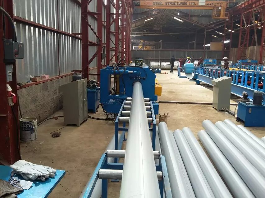 380V Down Square roll Pipe Forming Machine For Precise Construction Works