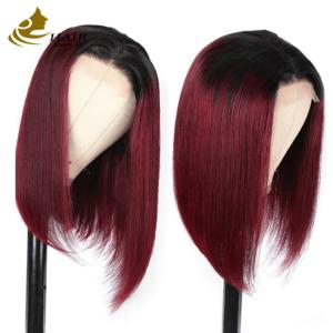 Quality Pre Plucked Short Bob Wigs Human Hair 8 Inch Unbleached wholesale