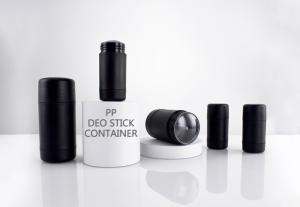 Quality Matte Cylinder Deodorant Stick Container Bulk &amp; Wholesale, Plastic PP PCR Deodorant Packaging With Bottom Filling wholesale