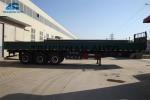 Side Wall Semi Tractor Trailer , Custom Semi Trailers Overall 12500x2500x1500mm