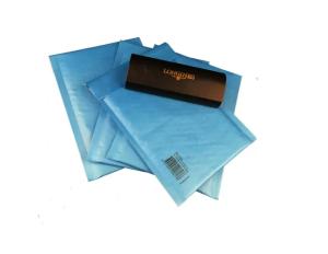 Quality Eco Friendly 2 Sided Protection Blue Kraft Bubble Mailer wholesale