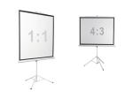 Indoor / Outdoor Tripod Stand Projector Screen 70"X70" For Home Cinema
