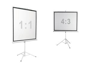 Quality Indoor / Outdoor Tripod Stand Projector Screen 70&quot;X70&quot; For Home Cinema wholesale