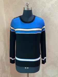 Quality Stockpapa 2 Colors Casual Ladies Striped Sweater For Winter wholesale