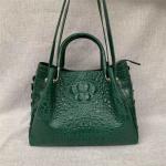 Authentic Crocodile Leather Women Large Handbag Female Single Shoulder Bag
