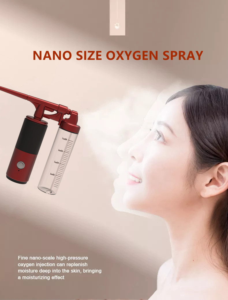 Handheld Oxygen Injector Oxygen Facial Machine Promotes Metabolism