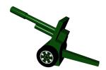 0.9mm PVC Tarpaulin Inflatable Military Decoy For Paintball Games