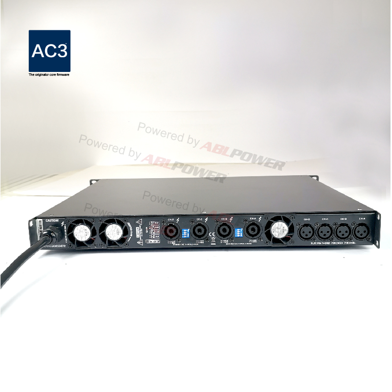 44.7V 20HZ 4 Channels 650 Watts Stereo Power Amp