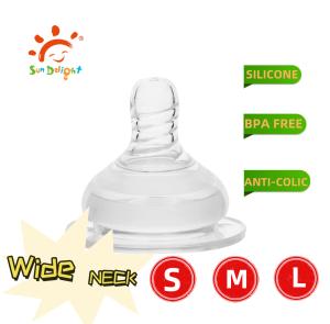 Quality Round Shape Infant Silicone Nipple Individually Packaged wholesale