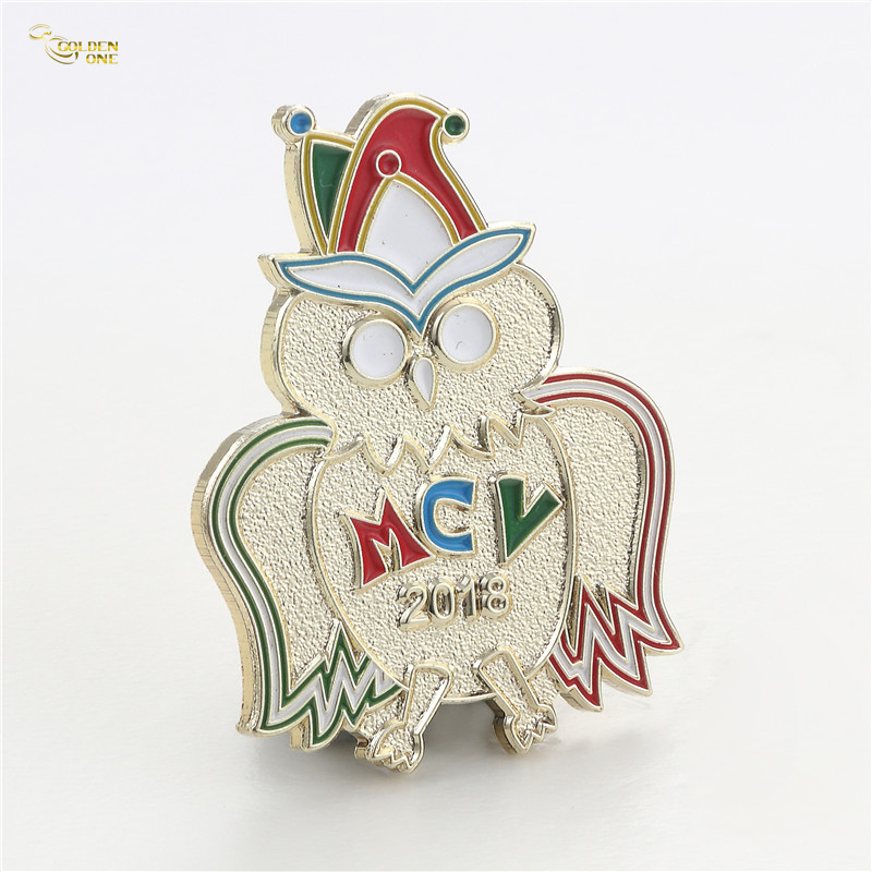 Custom Shape Autism Metal Lapel Pins Black Nickel Plated Ukraine With Safety Clutch
