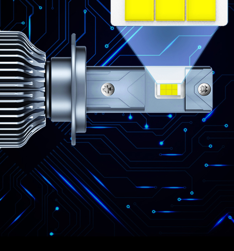 V30 Series Car 55W Automotive LED Turn Signals Bulb H7 H4 H11