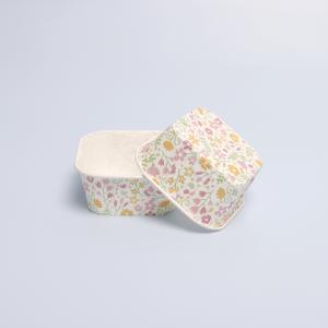 Square Bakery Packaging Box Small Cupcake Liners Fluted Cake Cups Recycled