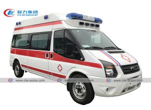 Quality FORD Mid Roof Monitoring Negative Pressure First Rescue Ambulance Vehicle wholesale