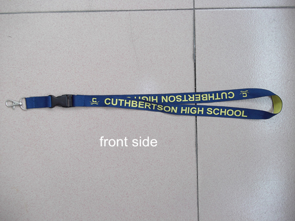 polyester embroidered woven lanyards