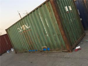 Quality 20 Ft Metal Storage Containers / International Container 28000kg Payload wholesale