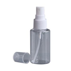 Quality Recyclable 40ml Alcohol Transparent PET Spray Bottle 73*34mm wholesale