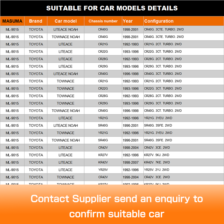 1997-2002 Car Model TOYOTA LITEACE NOAH CR21G MASUMA Vehicles Accessories Stabilizer Link