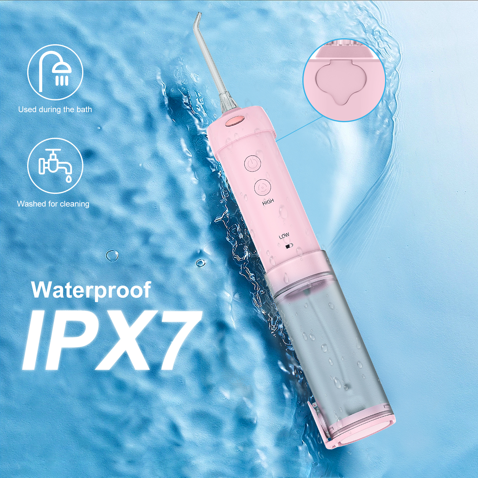 Factory Price Oral Irrigator Electric Dental Water Flosser Teeth Cleaning 2 in 1 Electric Toothbrush With Water Flosser