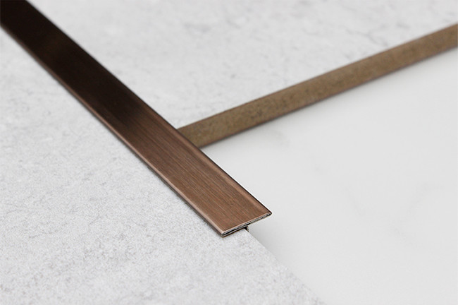 Customized Vibration Decorative Stainless Steel Tile Trim 8mm 2.7m length