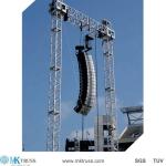 50*2mm Main Tube 400mm Square Aluminum Truss System for Professional Exhibition