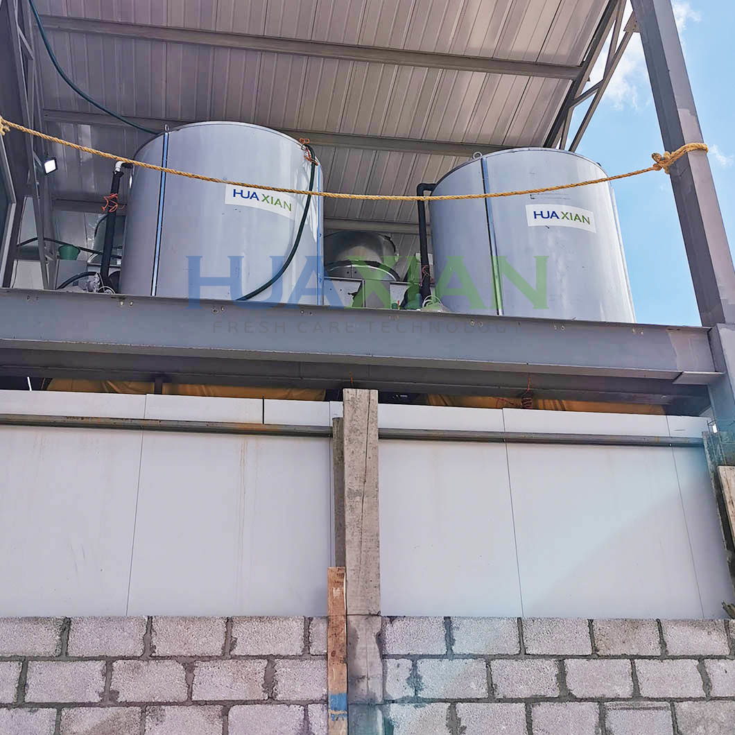 0.2~50 Tons Industrial Fish Ice Maker Machine, Easy Control Condensing Compressor Unit Flake Ice Machine